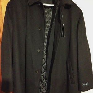 Ralph Lauren black overcoat